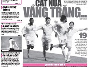 Bóng đá anh, ngoại hạng anh, lịch thi đấu euro 2012, Đọc TT&VH ngày 10/7/2011, trận cầu đinh SHB.ĐN-SLNA: Cắt nửa vầng trăng
